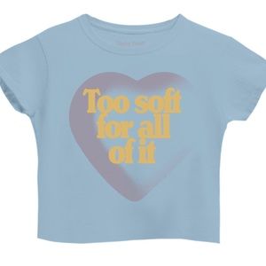 NWOT Too Soft For All of It Sweet Nothing Taylor Swift Midnights Baby Tee